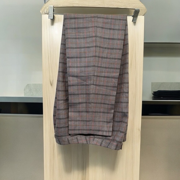 Harve Benard Women's Size 8 Lined Wool Striped Multi-Colored Tapered Leg Pants - Picture 8 of 9